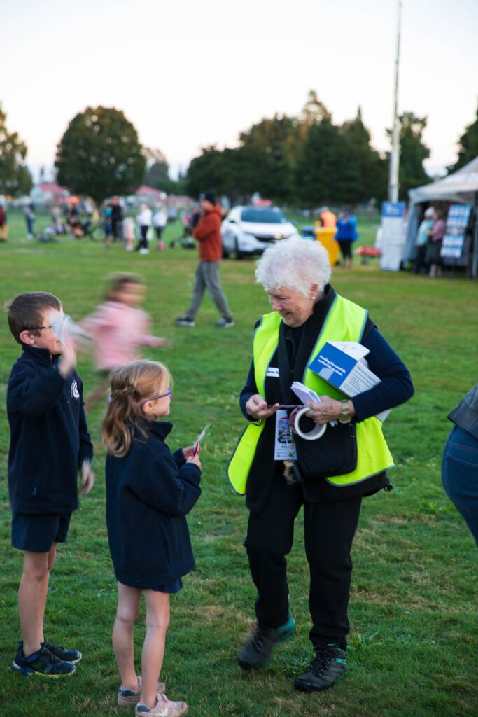 Waikato Sunrise Member at fundraising event