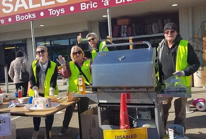 Waikato Sunrise Rotary fundraising BBQ